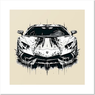 Lamborghini aventador Posters and Art